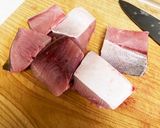 ぶりの塩麹漬け☆長芋との竜田揚げ作り方1写真