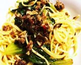 アンチョビとチシャのパスタ作り方5写真