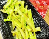 栄養豊富ブロッコリーの茎炒め作り方12写真