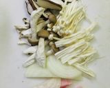 手前味噌　和風パスタ作り方1写真