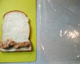 息子軽食鶏胸肉甘辛炒めロールサンド15作り方3写真