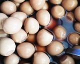 うずらの卵で煮卵♪作り方7写真