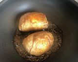 照りがたまらない！卵肉巻きおにぎり作り方6写真