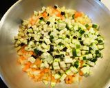 野菜のテリーヌ☆~ミネストローネ風~作り方9写真
