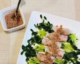 豆苗豚肉巻き☆ホットナッツの旨辛ソースで作り方8写真