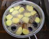 茄子と鶏唐揚げのピリッと辛味炒め♪作り方3写真