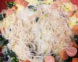 ほうれん草のクリームしらたきパスタ作り方3写真