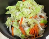 野菜たっぷりミルクキムチスープ作り方2写真