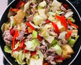 春キャベツと厚揚げのゴマみそ炒め作り方6写真