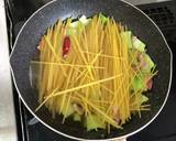 ブロッコリーの茎とベーコンのパスタ　作り方6写真