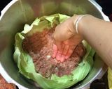 キャベツとひき肉のミルフィーユ作り方4写真