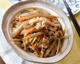 豚バラごぼうとこんにゃくの甘辛炒め作り方7写真