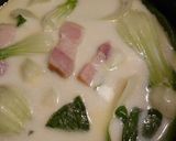 簡単♪チンゲン菜のクリーム煮作り方3写真