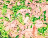 時短！豚肉と豆苗のハニーマスタード炒め♡作り方5写真