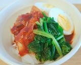 ぴりっとキムチビビン麺作り方2写真