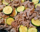 簡単！美味！豚こまとズッキーニの味噌炒め作り方3写真