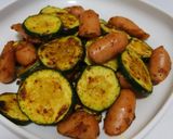簡単！美味！豚こまとズッキーニの味噌炒め作り方5写真