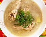 簡単手羽元参鶏湯！圧力鍋でスープとろ〜り作り方12写真