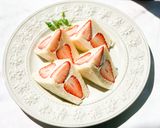 43℃ 自家製クリームチーズいちごサンド作り方17写真