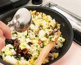 絶品♪街中華♪しっとり黒チャーハン作り方4写真