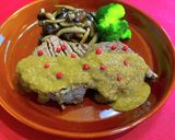 シャリアピンステーキ・燻製牡蠣ソース添え作り方12写真