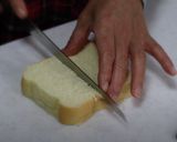 休日の朝食に♪韓国で流行ワンパントースト作り方2写真