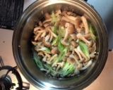 麻婆豆腐の素を使ったしめじ入り麻婆豆腐作り方1写真