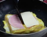 休日の朝食に♪韓国で流行ワンパントースト作り方5写真