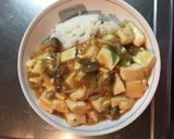 麻婆豆腐の素で作る麻婆丼作り方4写真