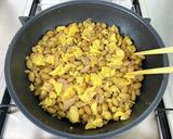 簡単主役おかず＊ツナたま＆大豆の甘辛炒め作り方5写真