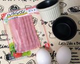 お弁当にピッタリ♡超簡単ベーコンエッグ♡作り方1写真
