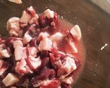 イノシシ肉（ジビエ）のルーローハン作り方1写真
