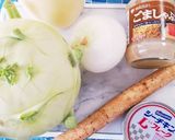 新ごぼうとコールラビ♡のツナマヨサラダ作り方1写真