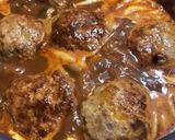 ゆかりのイブクロ　　時短煮込みハンバーグ作り方18写真