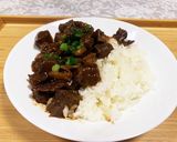牛すじとこんにゃくのどて煮ライス作り方6写真