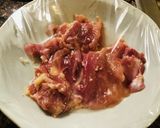 夏野菜と鶏親子の冷やしうどん作り方1写真