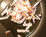 帆立とベーコンのトマトパスタ作り方4写真