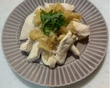 鶏胸肉の大根おろし添え & 春雨鶏スープ作り方4写真
