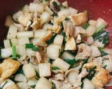 【時短!作り置きに!】ニラと大根の炒め煮作り方3写真