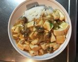 麻婆豆腐の素を使ったしめじ入り麻婆豆腐作り方4写真