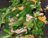 今日の弁当　5.26 #ニラの卵とじ作り方4写真