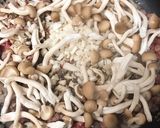 きのこミートクリームパスタ作り方5写真