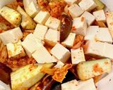 本技麻婆キムチ★青々グリーンピース入り作り方2写真