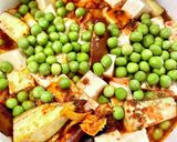本技麻婆キムチ★青々グリーンピース入り作り方3写真