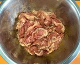 旨辛！牛肉とゴーヤの香味豆板醤炒め♬作り方1写真