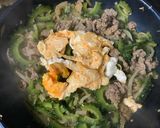 旨辛！牛肉とゴーヤの香味豆板醤炒め♬作り方9写真