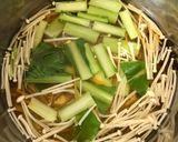 野菜の和風チーズスープ【ここから栄養士】作り方1写真