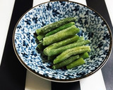 レンジで簡単インゲンの白だし漬け お浸し作り方1写真