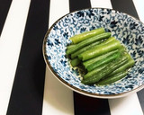 レンジで簡単インゲンの白だし漬け お浸し作り方3写真