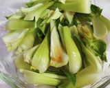 チンゲン菜のオイスターソースがけ作り方2写真